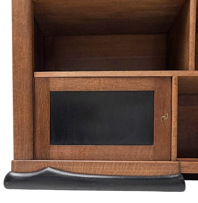 1920s Art Deco Open Bookcase by Paul Bromberg for H. Pander